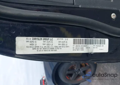 2010 Dodge Charger Sxt from USA, damaged, VIN 2B3CA3CV4AH185039